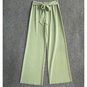Mi Ami For Francesca's Flowy Wide Leg Belted Elastic Waist Pants - Size MEDIUM